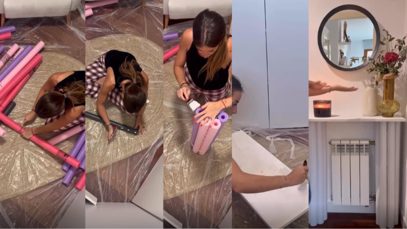 Así ha montado Marta Castro su original mueble de diseño