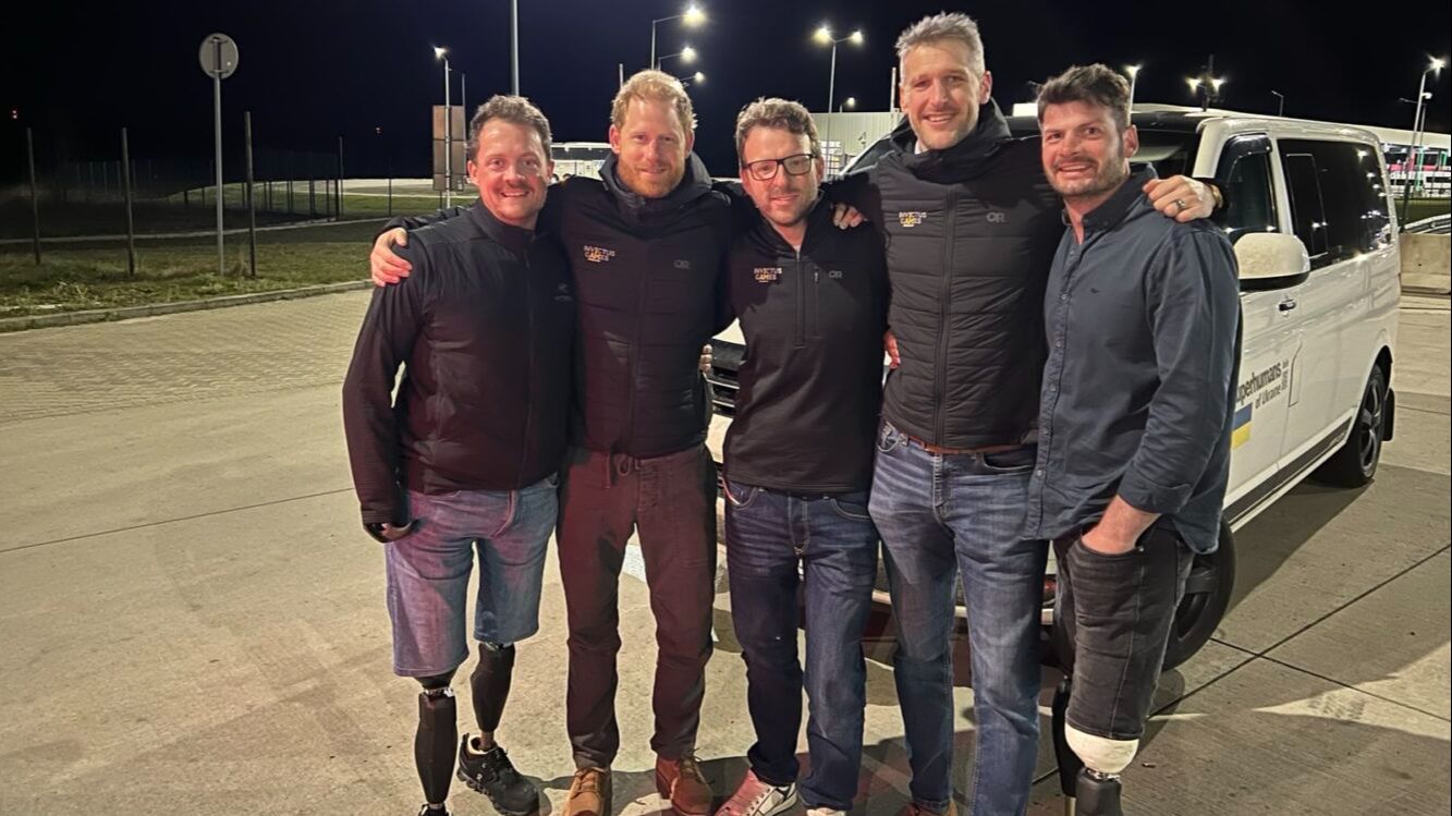 El príncipe Harry en Ucrania.