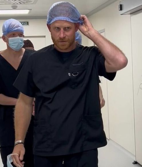 El príncipe Harry en Ucrania.