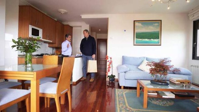 La casa es sencillay funcional
