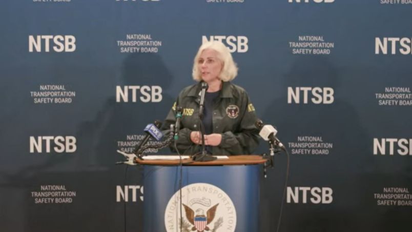 La presidenta de la Junta Nacional de Seguridad en el Transporte, Jennifer Homendy