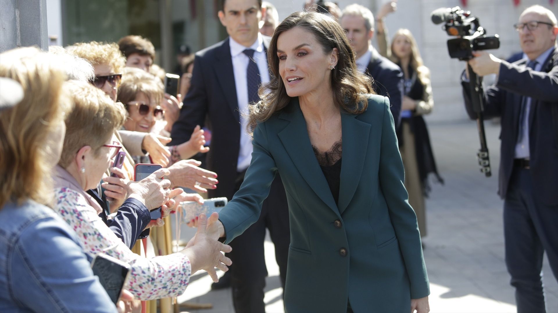 La reina Letizia fuera del acto proclamacionPremio Princesa de Girona 'Crea Empresa'