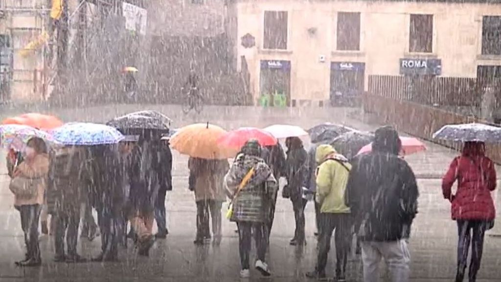 Una Semana Santa anómala: nieve y temperaturas más bajas de lo normal