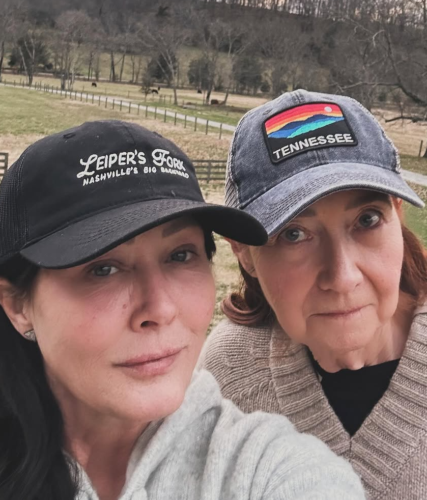 Shannen Doherty y su madre.