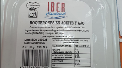 Denuncian la presencia de listeria en boquerones en aceite y ajo