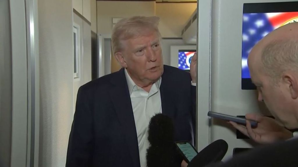 Trump, optimista con China en plena guerra arancelaria: "Creo que va a salir algo positivo"