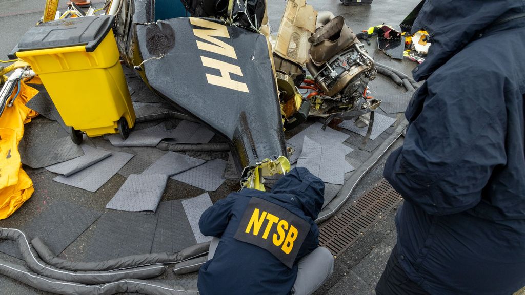 El helicóptero estrellado en Nueva York no llevaba instrumentos de registro de incidencias y era su octavo vuelo del día