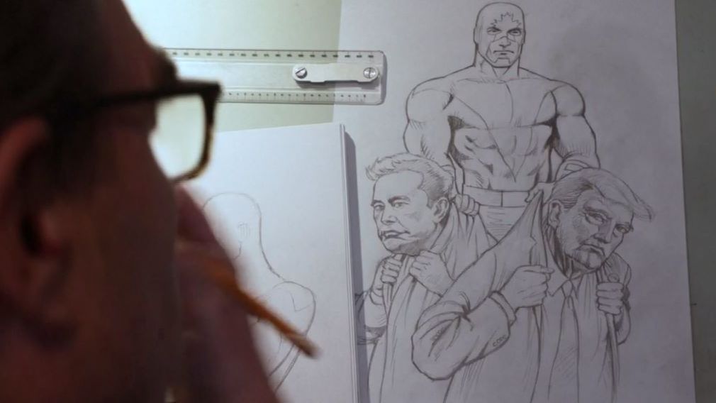 La reacción patriótica de Canadá, a través del capitán Canuck, a las amenazas de Trump