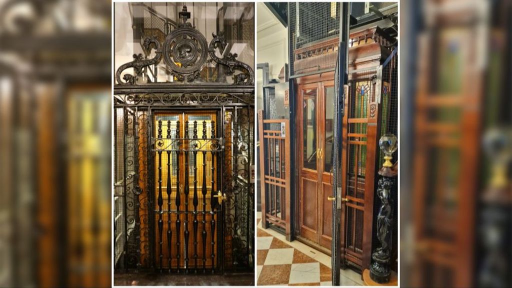 Dos ascensores de la Belle Époque que todavía se conservan en San Sebastián.