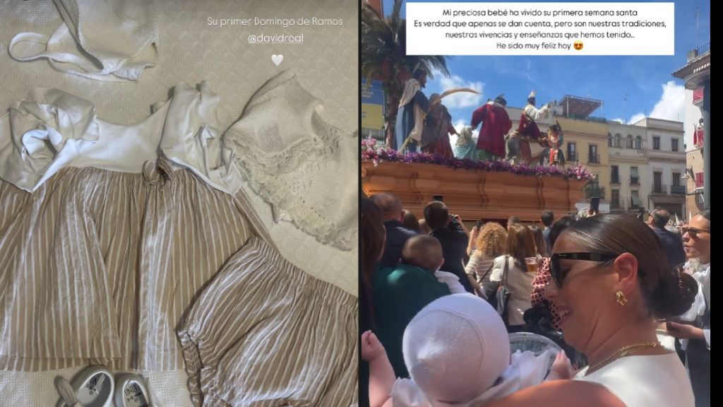 El domingo de Ramos de Anabel Pantoja con Alma
