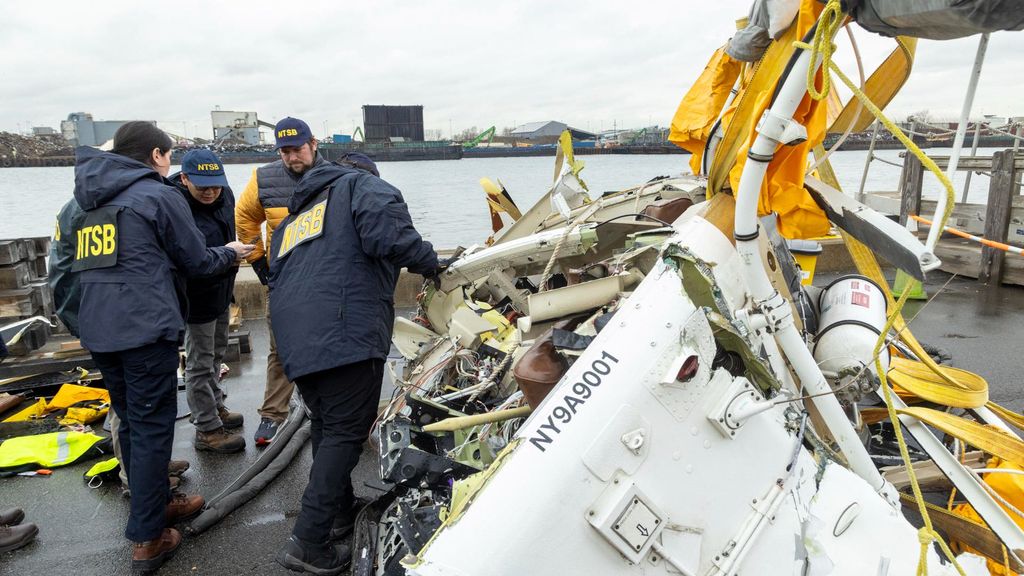 La compañía del helicóptero en el que murió una familia española en Nueva York deja de operar por orden del Gobierno