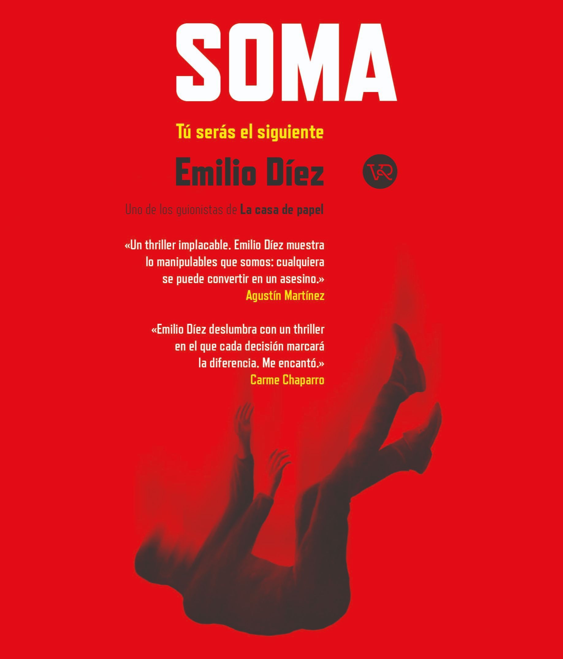 Portada de SOMA, la primera novela de Emilio Díez