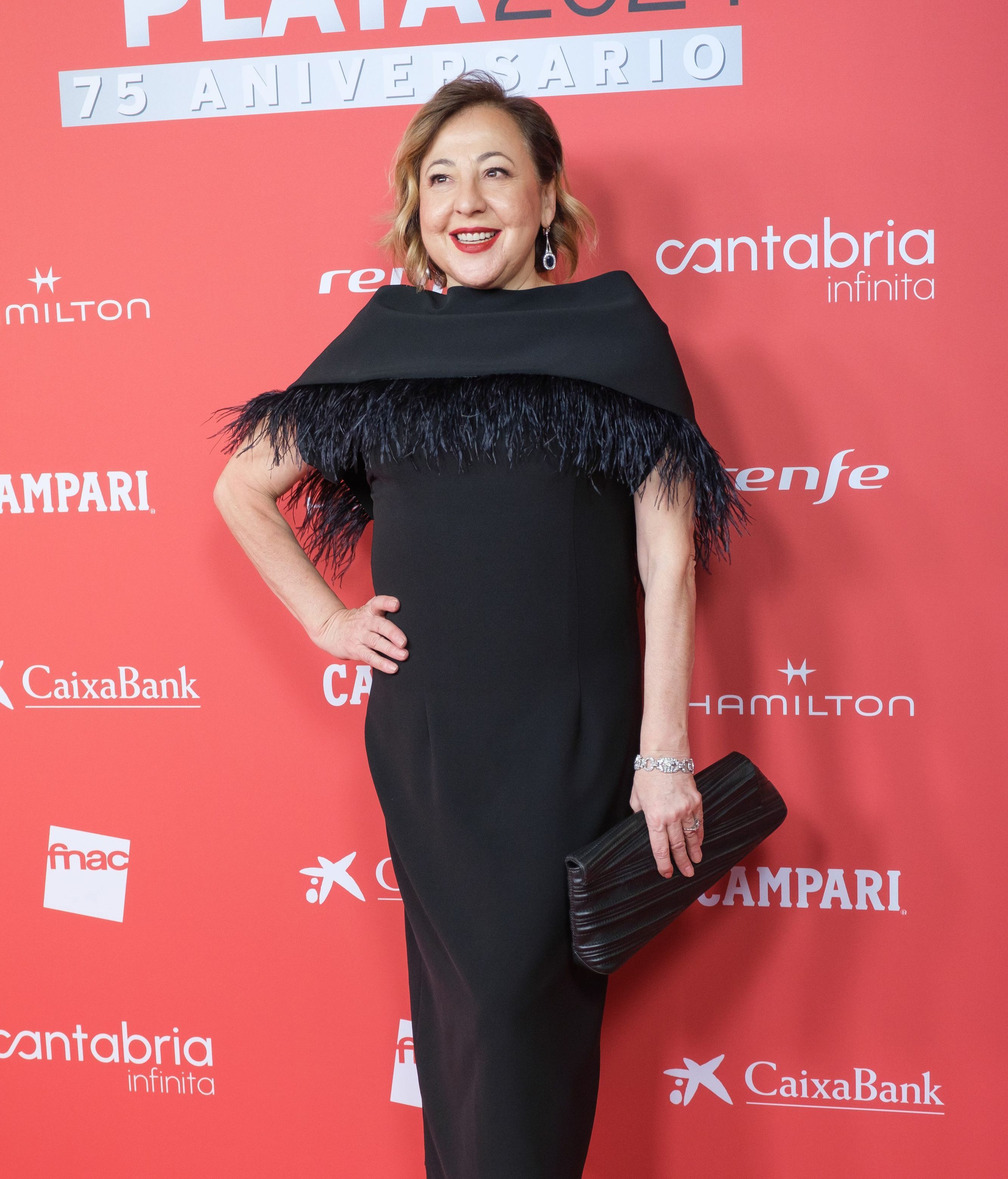 Carmen Machi en la alfombra roja de un evento