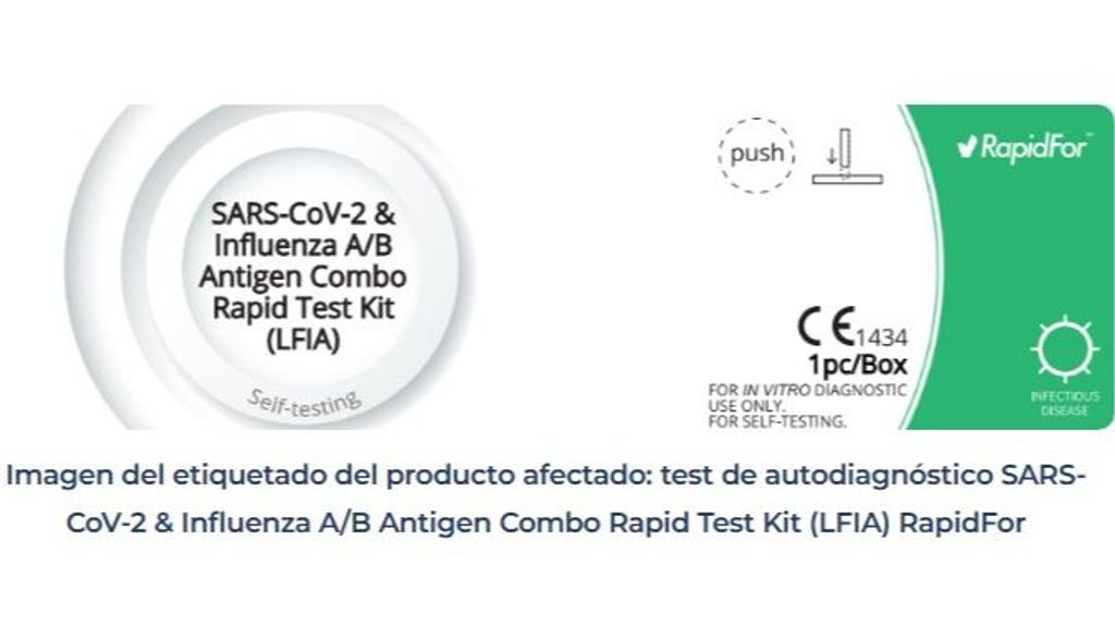 El test de autodiagnóstico SARS-CoV-2 & Influenza A/B Antigen Combo Rapid Test Kit (LFIA) RapidFor