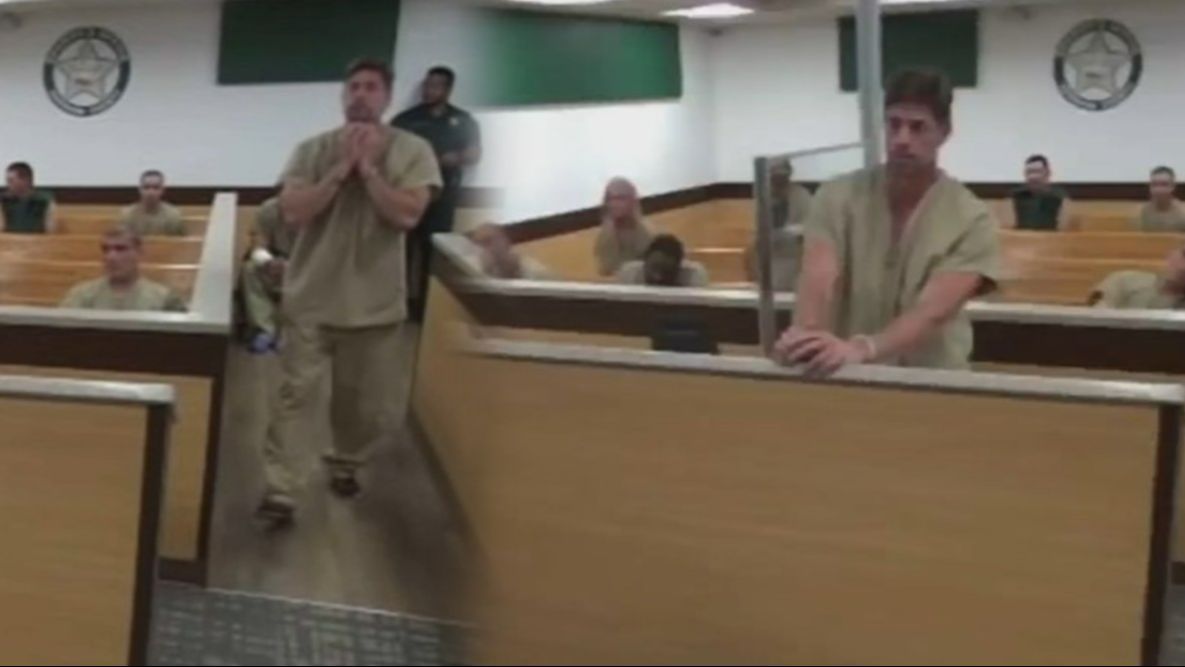 Imagen de William Levy declarando ante el tribunal esta jornada: