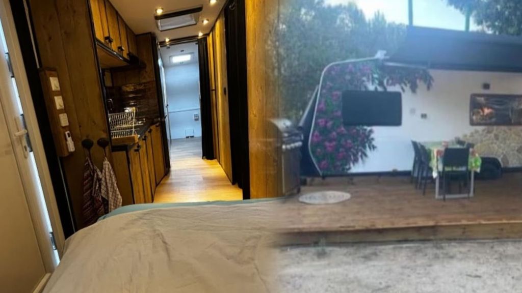 Imágenes de la caravana que venden en 'Fotocasa' por 90.000 euros.