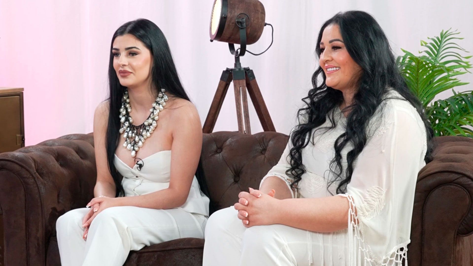 Susi y Marisol Jiménez en el programa 'En las mejores familias'