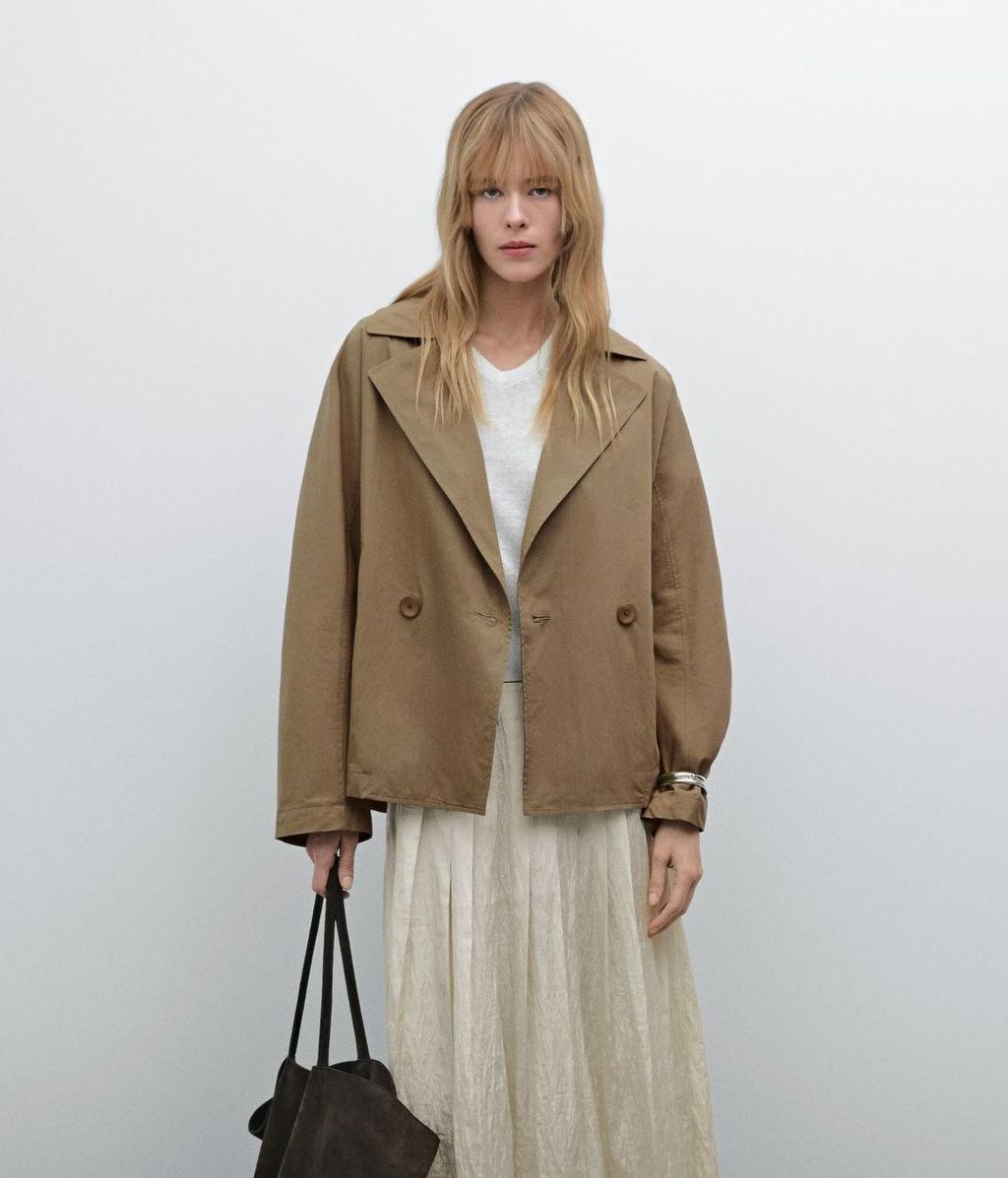 Trench coat corta