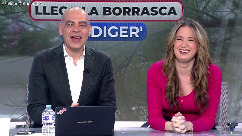Una cómica confusión provoca las carcajadas de Nacho Abad y Rosemary Alker en 'En boca de todos'