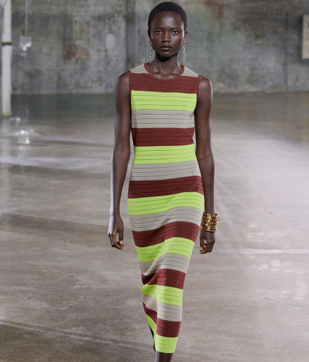 Vestido de rayas de Zara