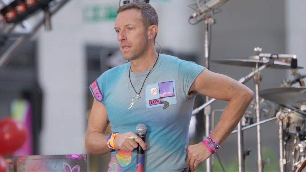 Chris Martin, cantante de Coldplay