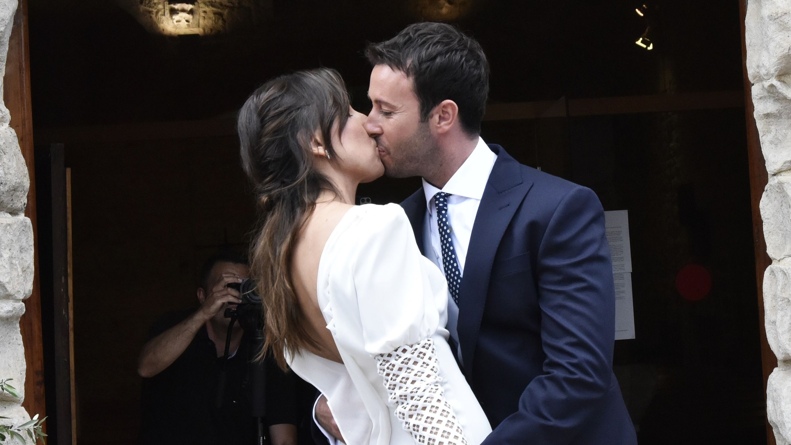 Claudia Collado y Matias Prats Jr. en su boda