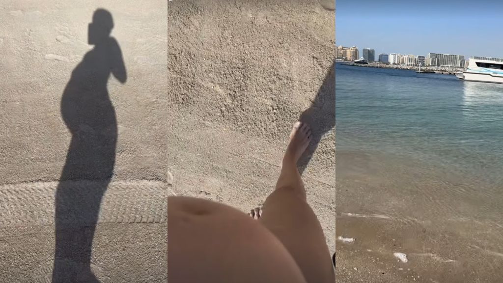 El paseo de Cristina Pedroche por la playa en Dubai