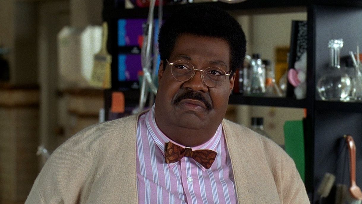 En ‘El profesor chiflado’, Eddie Murphy interpretó hasta siete personajes diferentes.