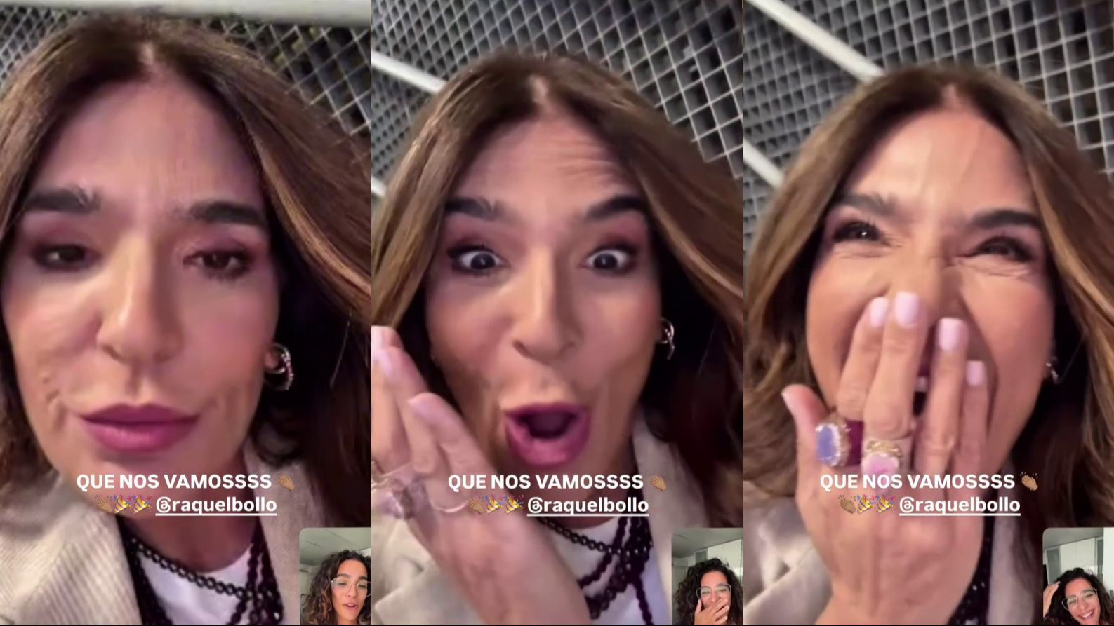 La reacción de Raquel Bollo al regalo de su hija