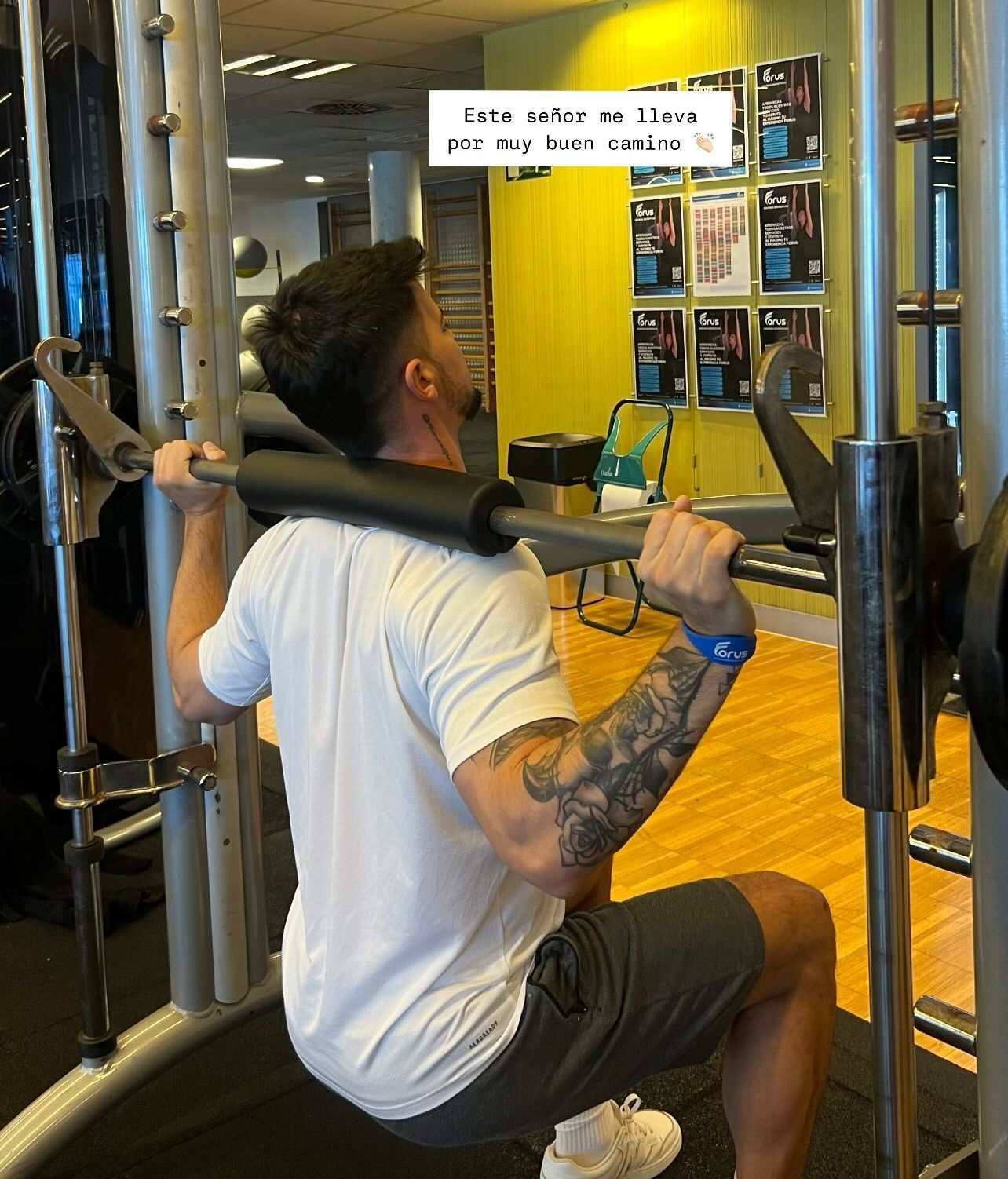 Rosario Matew, entrenando con Stiven a su vuelta de Honduras