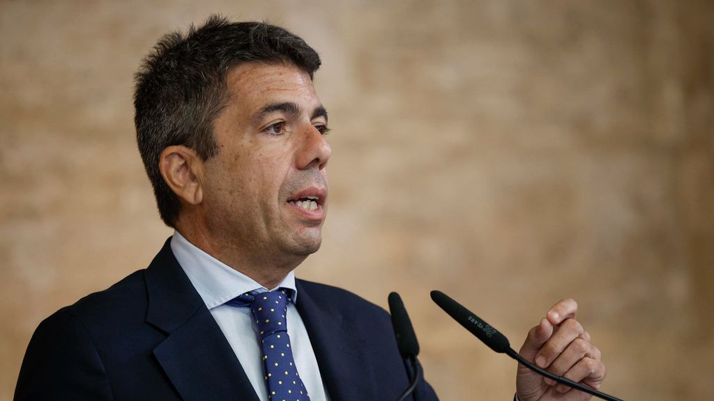 El presidente de la Generalitat Valencia, Carlos Mazón