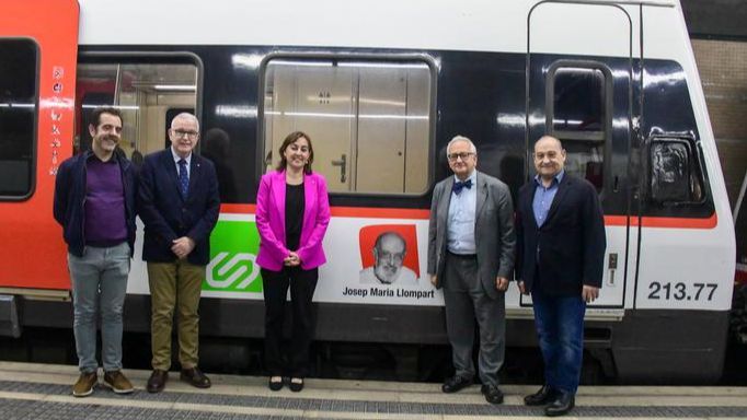 El tren en recuerdo a Josep Maria Llompart