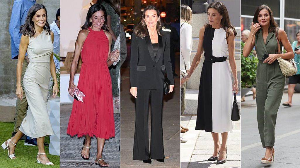 Letizia vestida de Mango