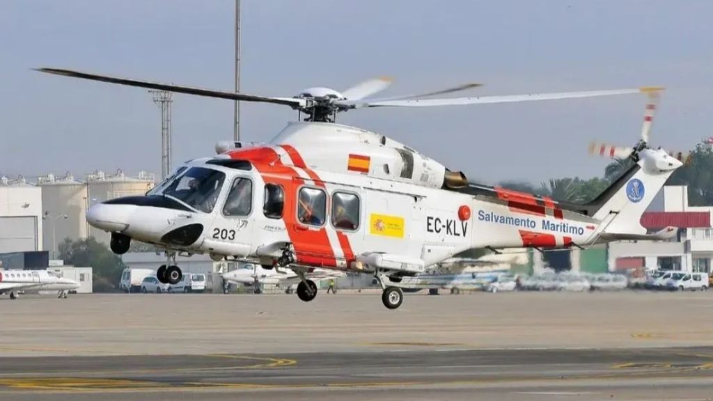 Un helicóptero de Salvamento marítimo en una imagen de archivo
