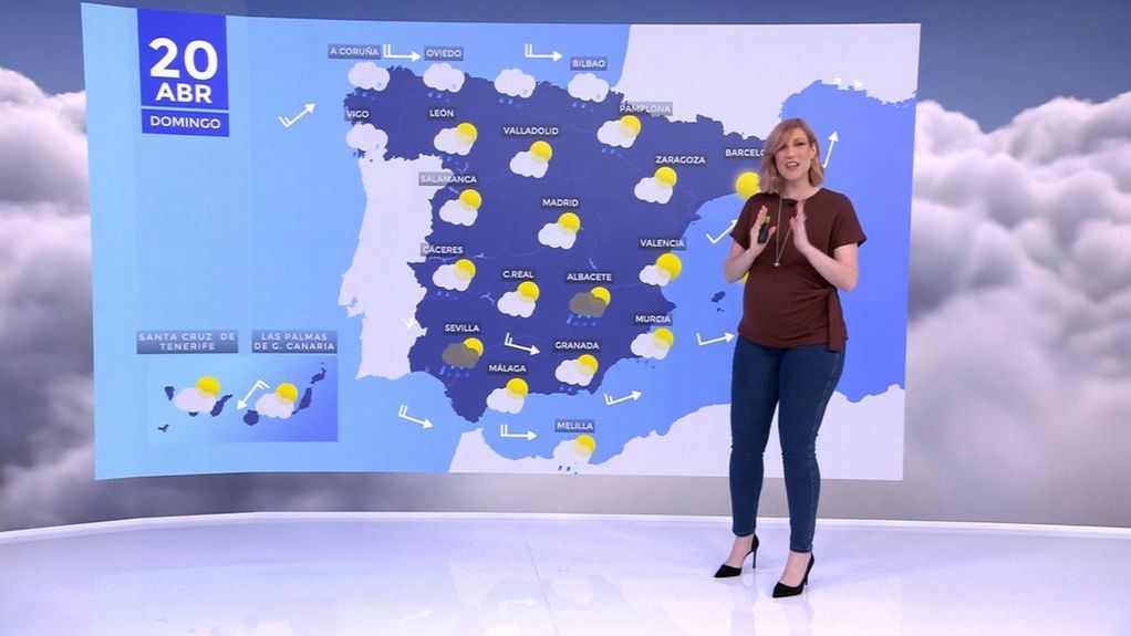 Domingo de Resurrección inestable en casi toda España, con lluvias persistentes en el norte peninsular
