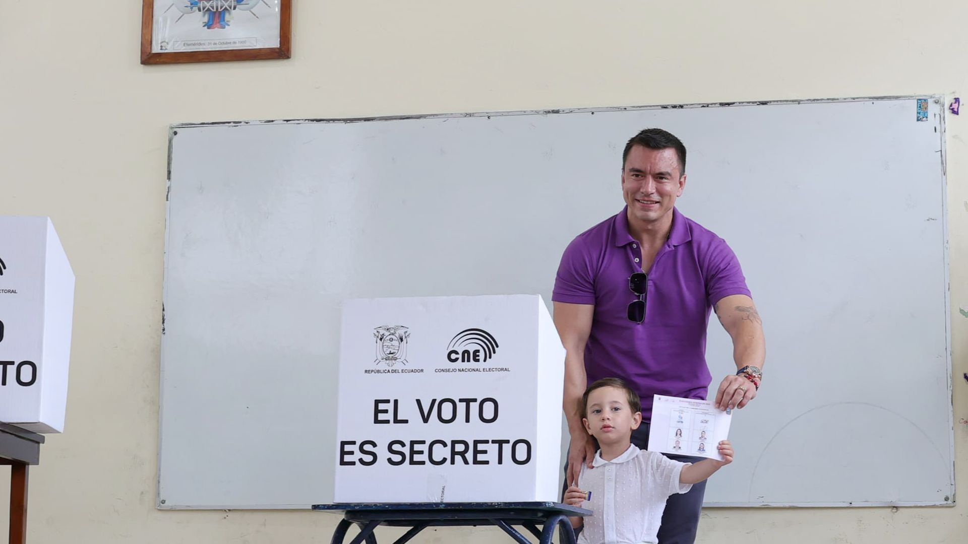 El Gobierno ecuatoriano declara la "alerta máxima" por amenaza de magnicidio contra el presidente Noboa