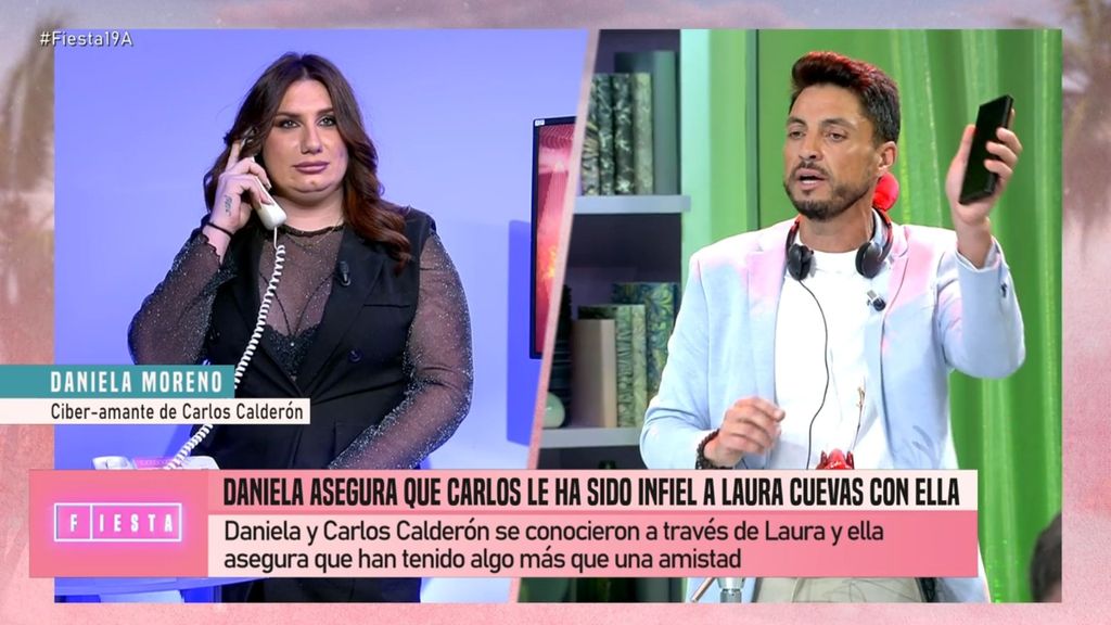 Tenso enfrentamiento entre el marido de Laura Cuevas y su supuesta amante Fiesta 2025 Programa 291