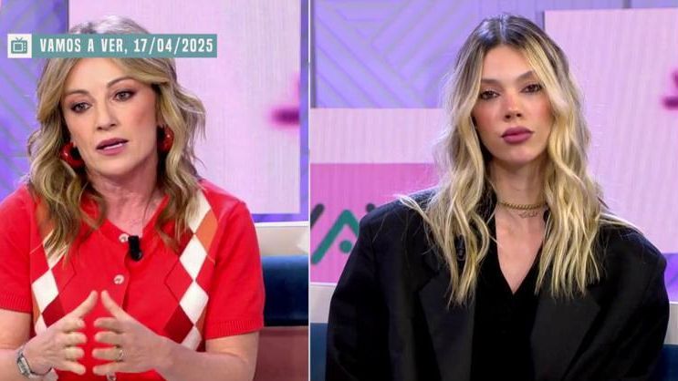 Un momento del enfrentamiento entre Alejandra Rubio y Sandra Aladro
