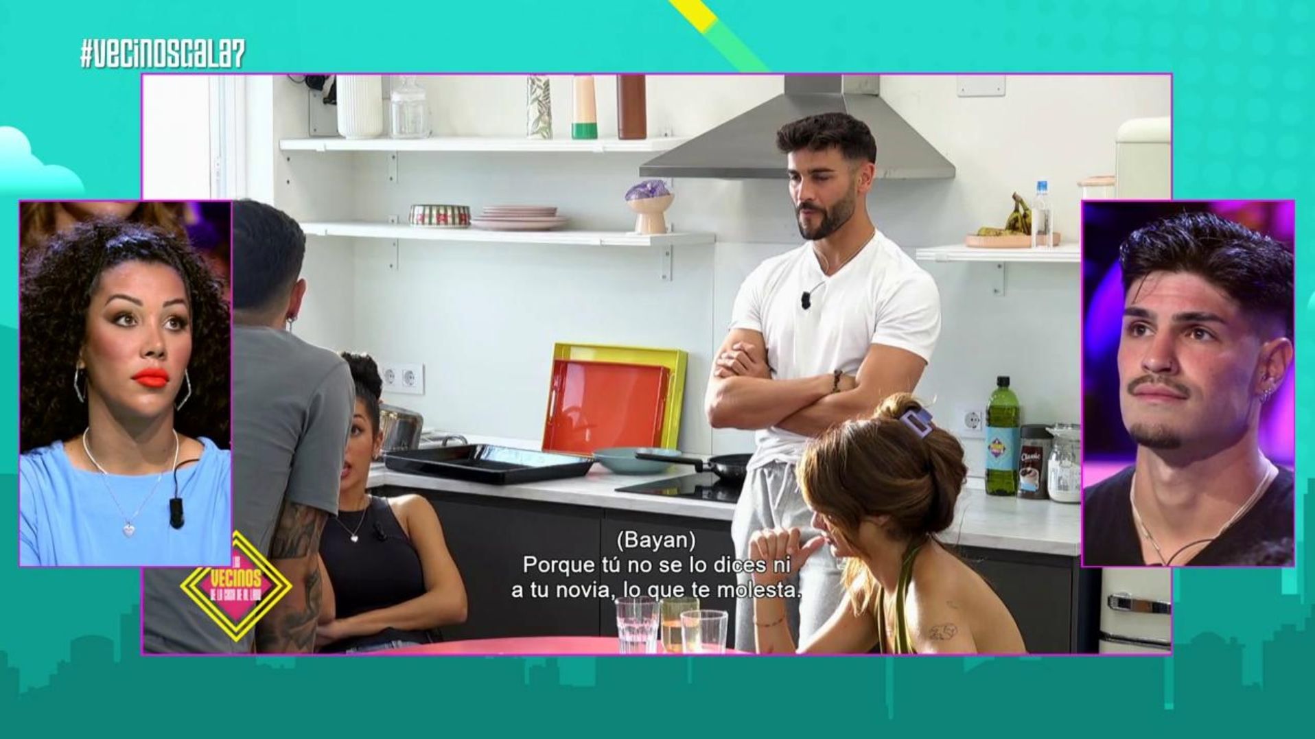 Álvaro y Bayan reaccionan a las imágenes por las que han sido expulsados Los vecinos de la casa de al lado Gala Temporada 2 Top Vídeos 1368