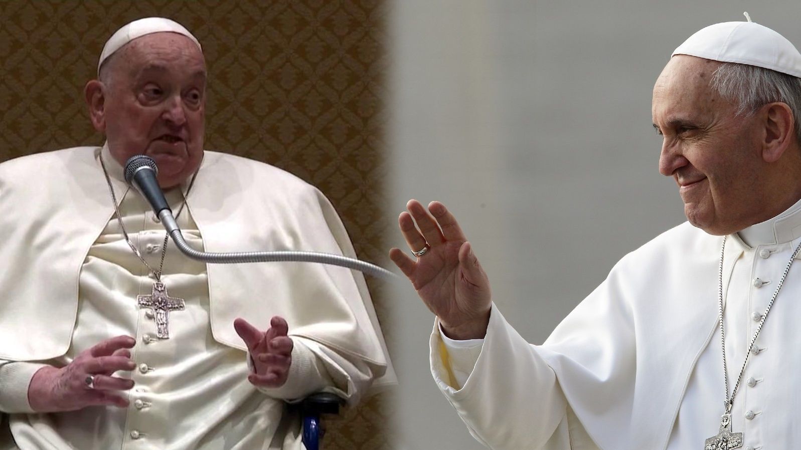 El aspecto físico del papa Francisco ha ido desmejorándose por las enfermedades hasta su fallecimiento.