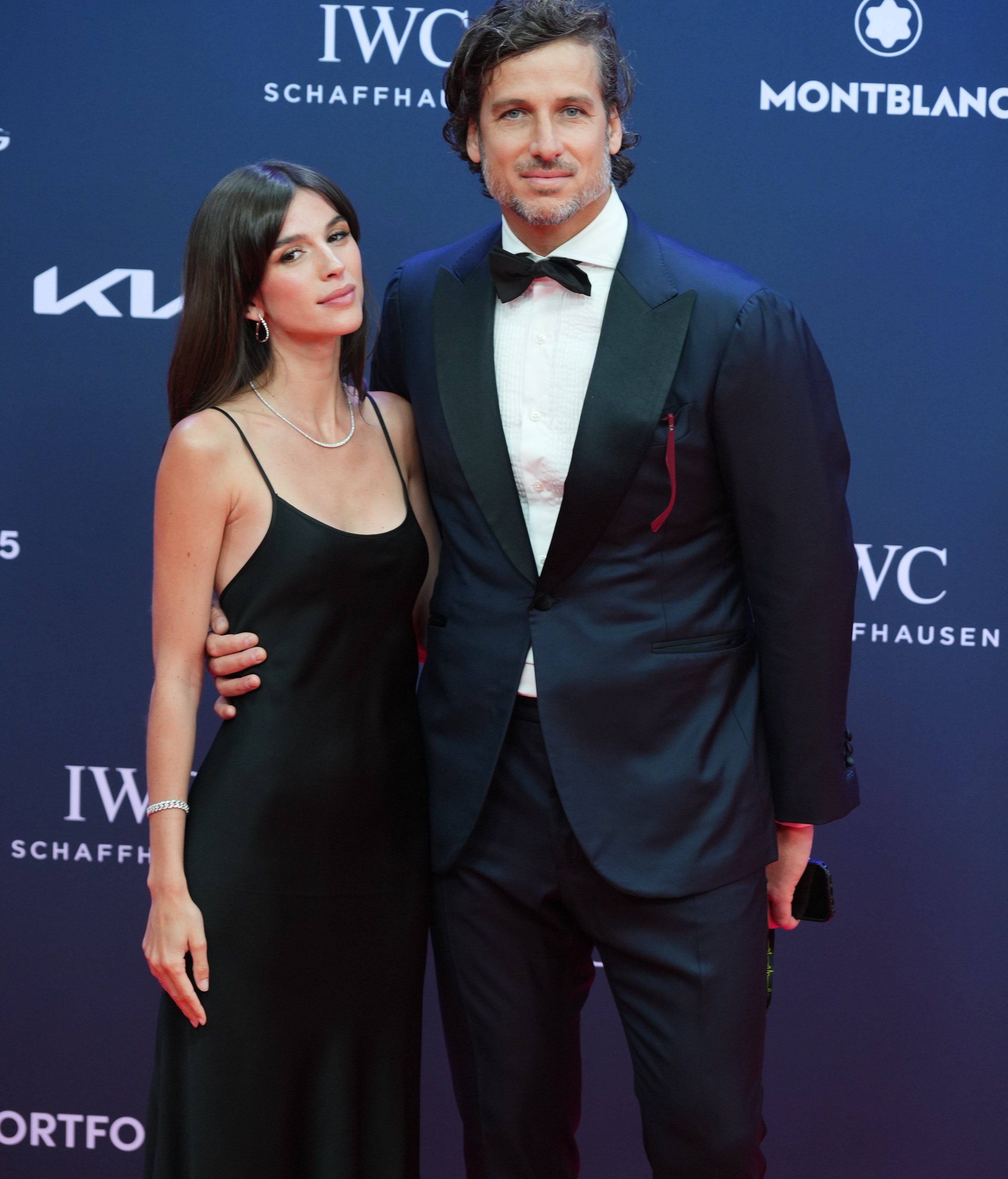 Feliciano López y Sandra Gago