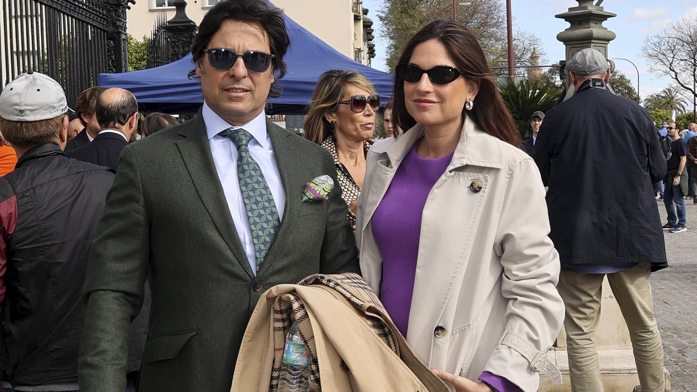 Fran Rivera y Lourdes Montes, en el Domingo de Resurrección