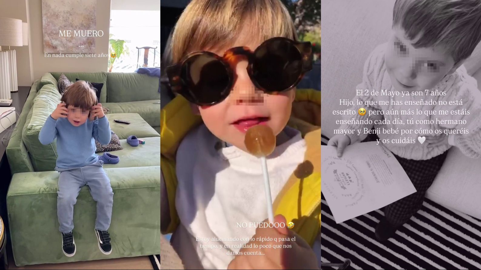 Las imágenes que Laura Matamoros ha compartido sin pixelar de su hijo