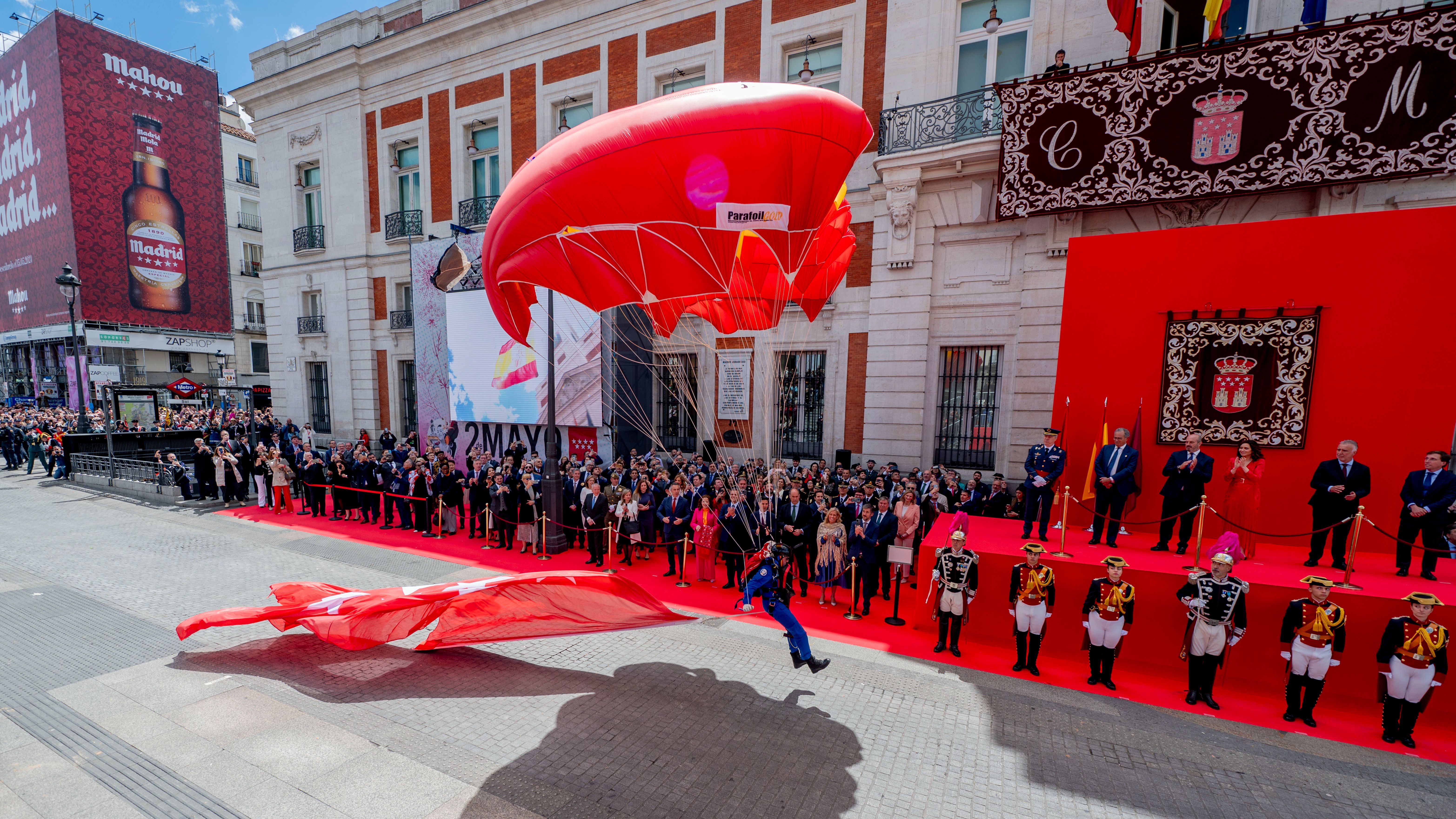 Acto cívico militar con motivo de las celebraciones del 2 de mayo de 2024 en Madrid