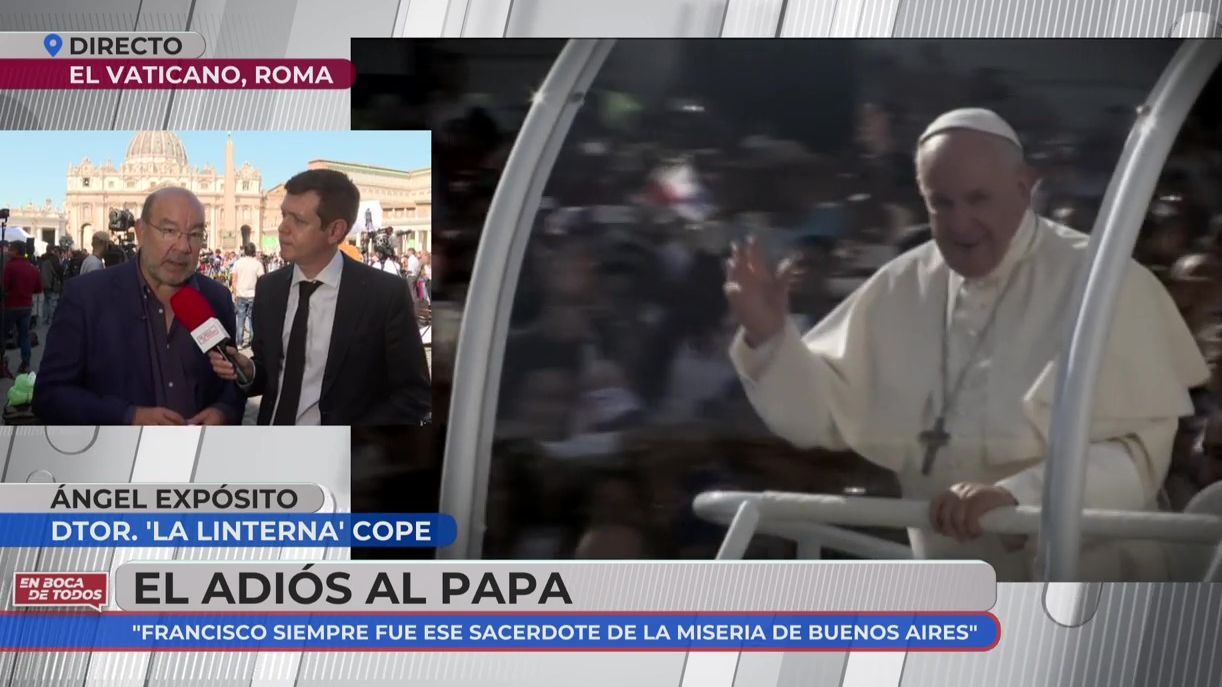 Ángel Expósito desde El Vaticano, Roma