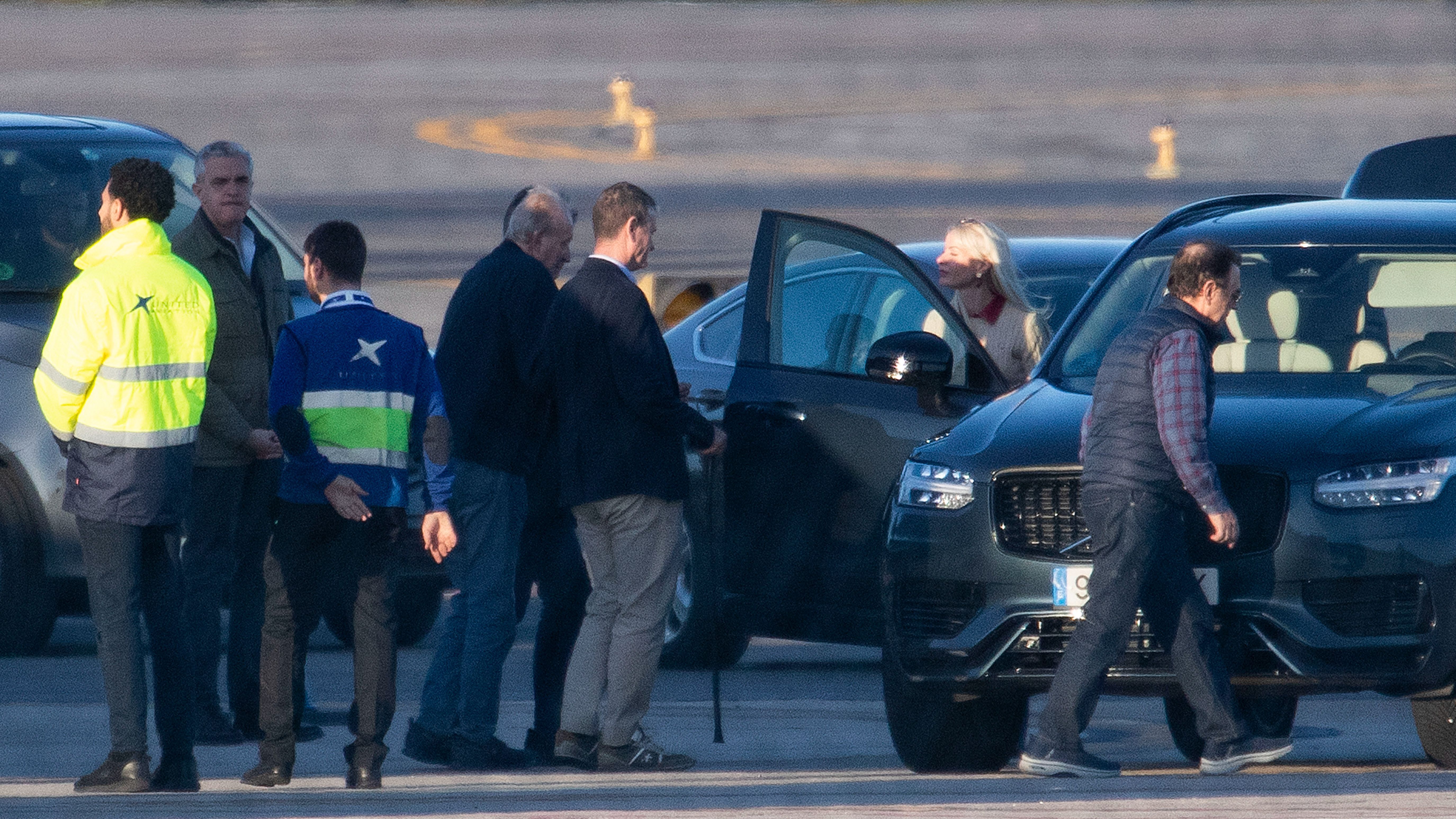 El rey emérito, en Sanxenxo este martes