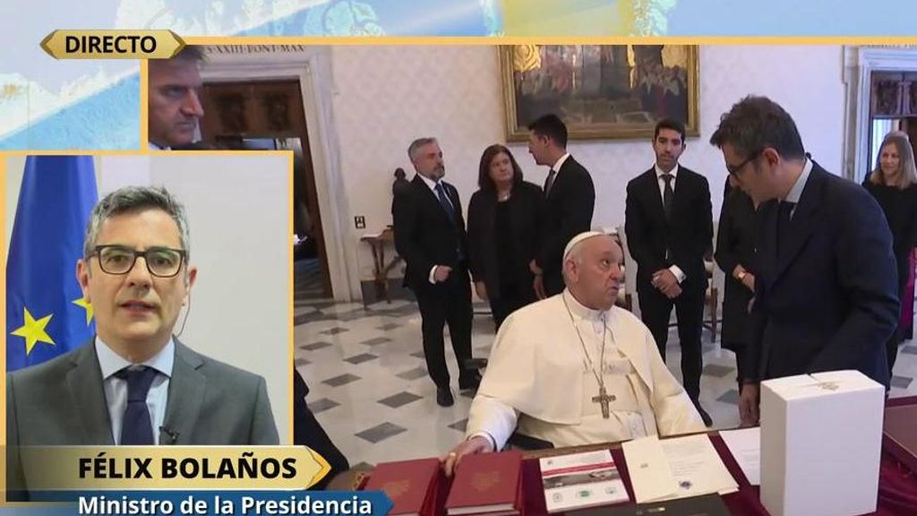 La delegación española en el funeral del papa Francisco
