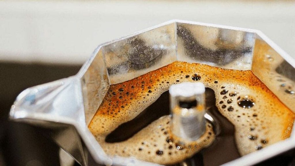 La cafetera Moka Express, con su diseño octogonal