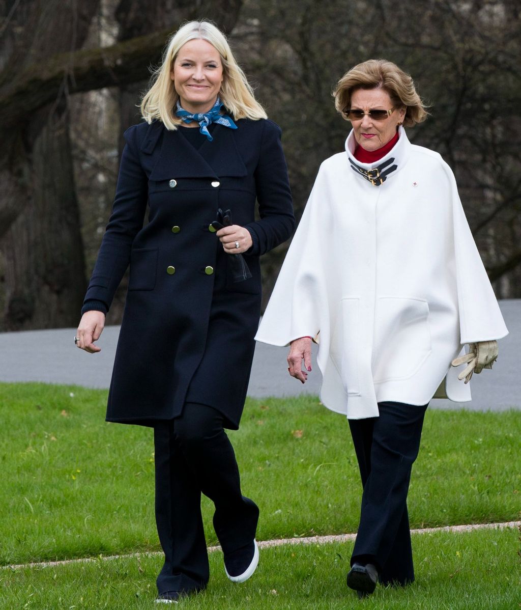 La reina Sonia y Mette-Marit