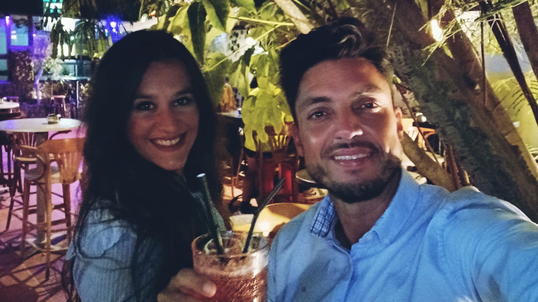 Laura Cuevas y su marido
